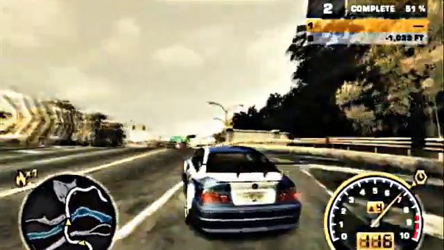 NFS Most Wanted Sprint Race with BMW M3 GTR смотреть онлайн