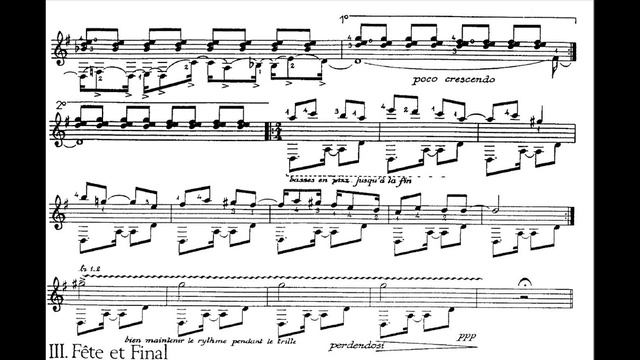 Roland Dyens: Saudade No.3 (Score Video) смотреть онлайн