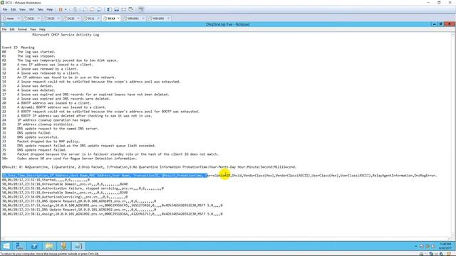 Audit DHCP Server log running Windows Server 2012 R2 смотреть онлайн