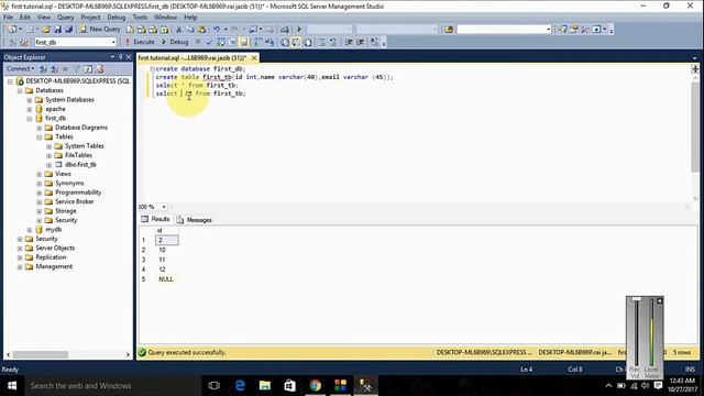 select query in sql server |urdu hindi | how to use select query in mysql server in urdu| command | смотреть онлайн