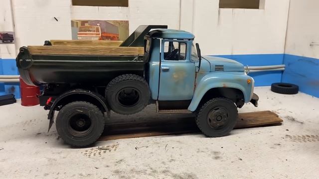 Зил 130 ммз 555 готов 1:12 rc Zil 130 projekt abgeschlossen 3d смотреть онлайн