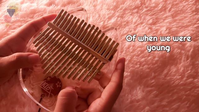 WHEN WE WERE YOUNG • Adele | Kalimba Cover with EASY TABS [on CC] 🌻 смотреть онлайн