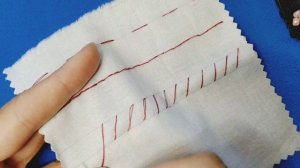 Ручные стежки и строчки