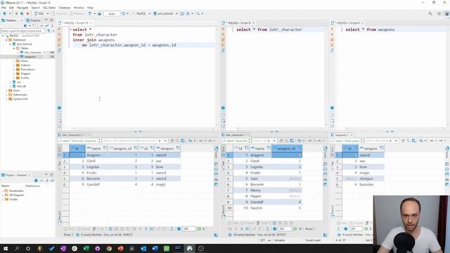 SQL INNER JOIN Tutorial ?? How Does a JOIN work? ?? INNER JOIN and NULLs смотреть онлайн