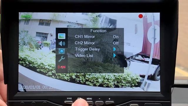 7" AHD DVR IPS Split Screen Monitor for Car Truck Bus Support 2CH 1080P Camera GreenYi смотреть онлайн