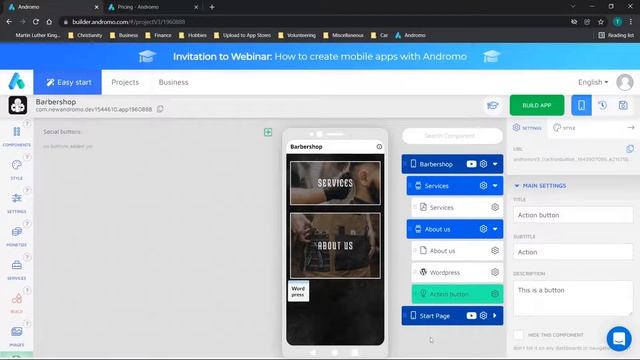 New Andromo Review/Tutorial