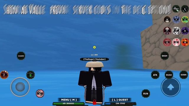 Shindai Valley private server codes (Shindo Life) Roblox смотреть онлайн