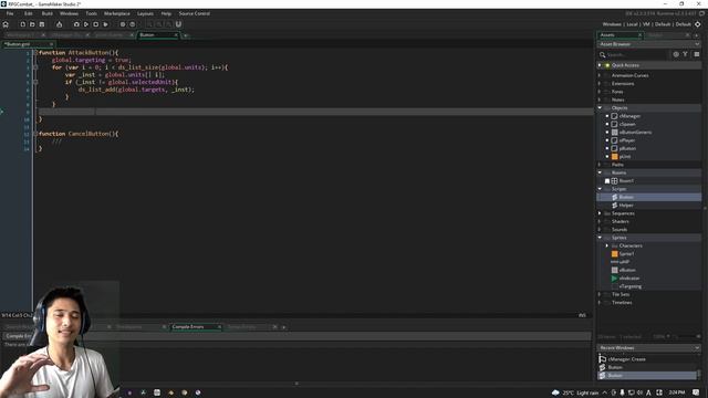 [GMS2] Make a Turn-based RPG Combat System in GameMaker Studio 2 (p.31 Attack Menu 2)| FunBox смотреть онлайн