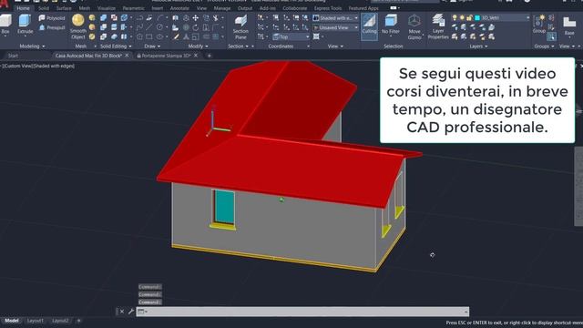 Come preparare i modelli in AutoCAD e stamparli in 3D con Ultimaker CURA Nuove lezioni su prismacad смотреть онлайн