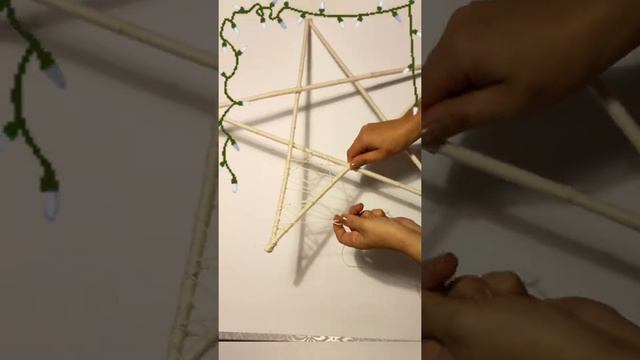Новогодние поделки. Рождественская звезда. Decoração para porta com luzes. estrela de Natal. смотреть онлайн