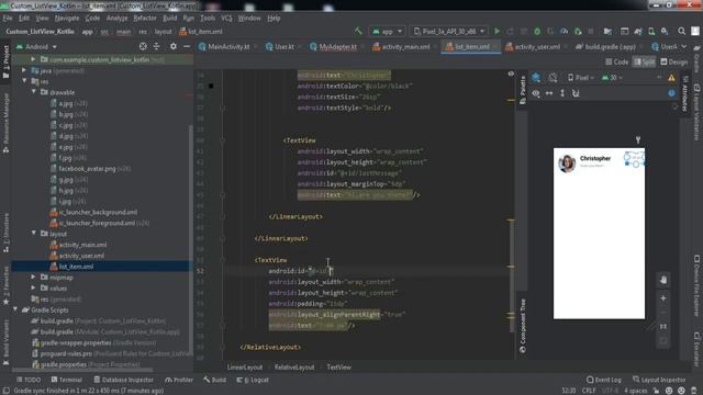 Custom ListView with item click using Kotlin in Android || ListView in Android || Kotlin смотреть онлайн