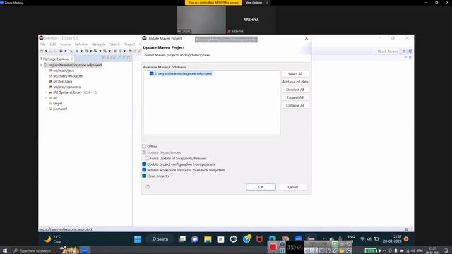 Maven Project in Eclipse смотреть онлайн