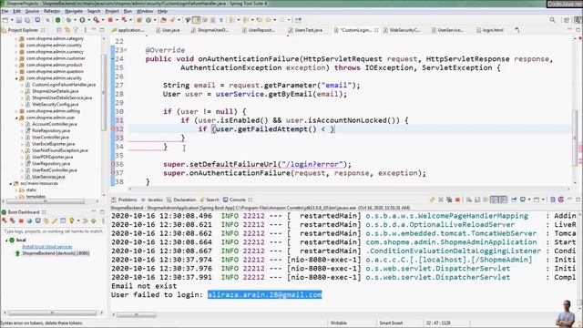 Spring Security Limit Login Attempts Example смотреть онлайн