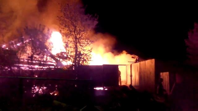 16.09.2014 в 00-30 Пожар в городе Можге смотреть онлайн