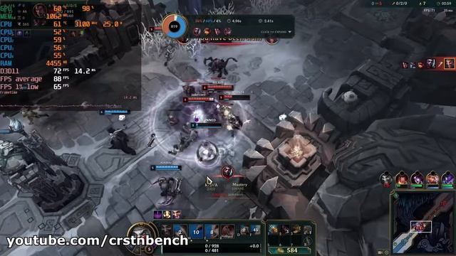 AMD Ryzen 3 3250U \ Radeon Vega 3 graphics \ League of Legends @1080p medium settings, well playabl смотреть онлайн