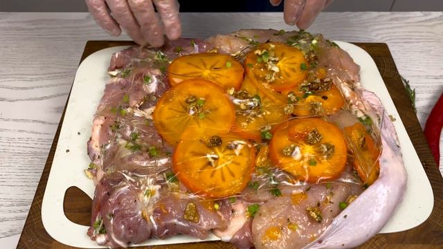 Ricetta da un ristorante! Questo è il pollo più delizioso che abbia mai cucinato Rotolo di pollo! смотреть онлайн