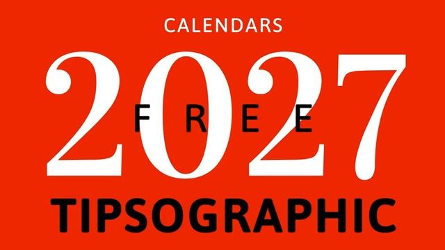 [FREE] Excel / Google Sheets Calendar Template 2027 смотреть онлайн