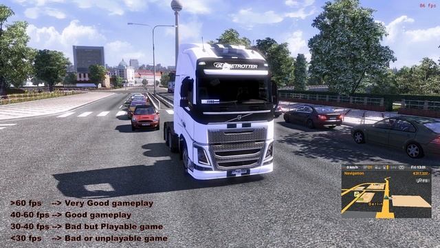 How To Get Better FPS In Euro Truck Simulator 2 - From -30FPS To +100FPS