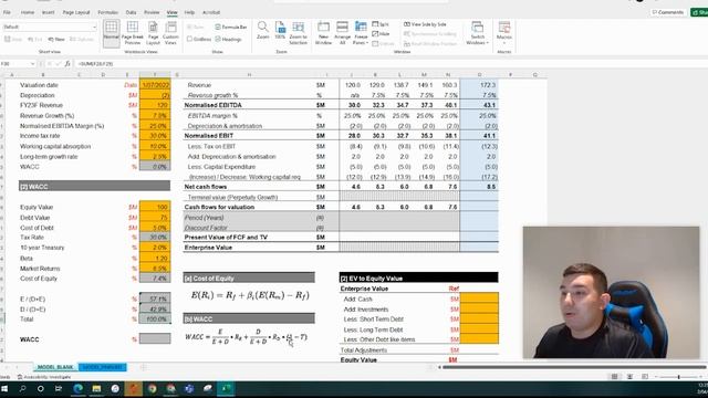 Discounted Cashflow Model Walkthrough (DCF) | M&A Director Explains смотреть онлайн