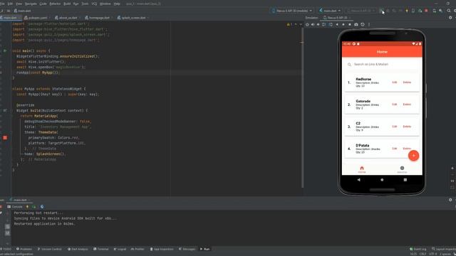 Inventory Management App with Splash Screen смотреть онлайн