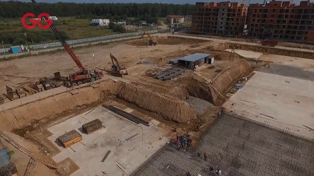 ЖК Императорские Мытищи — съёмка с воздуха (сентябрь 2016 г.) смотреть онлайн