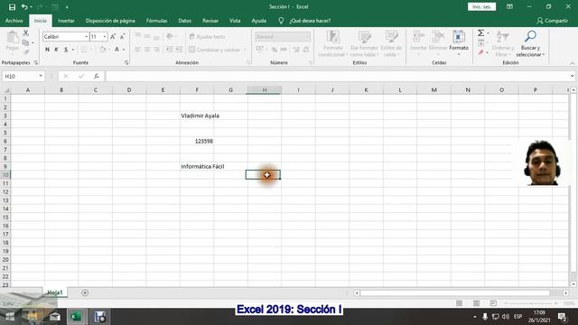 Excel 2019 : Entorno y comandos básicos смотреть онлайн