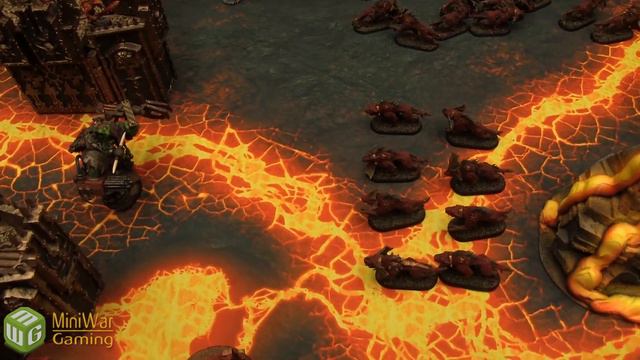 Khorne vs Orks Black Toof's Incursion Warhammer 40k Mini Narrative Campaign Game 3 смотреть онлайн
