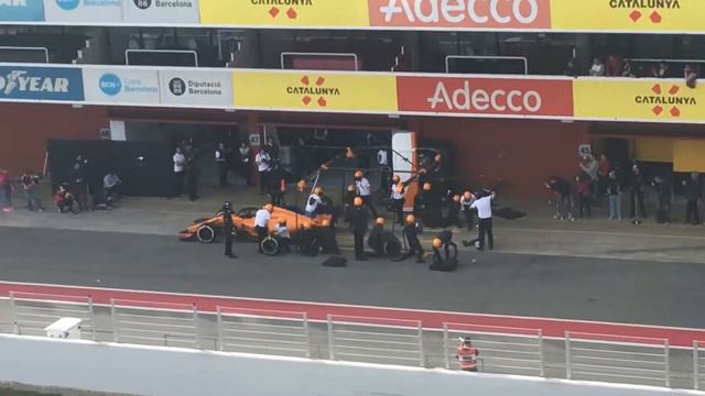 PIT STOP Alonso Test Day 09/03/18 смотреть онлайн