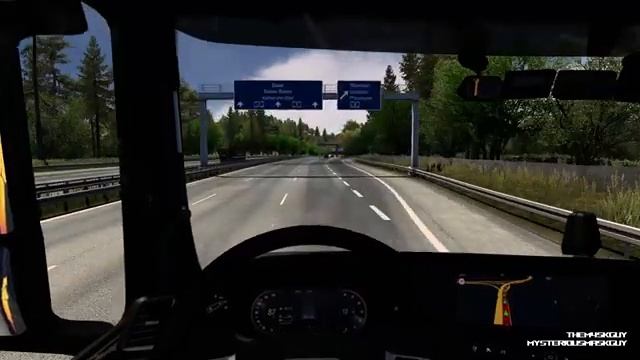 Euro Truck Simulator 2 - Collecting MAN TGX 2020 And Delivery From Frankfurt to Stuttgart смотреть онлайн