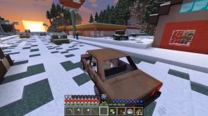 ?ДЕНЬ 1 ЗАПРАВКА. ВЫЖИВАНИЕ В ЯДЕРНОМ ЗОМБИ АПОКАЛИПСИСЕ В МАЙНКРАФТ! ШЕДИ ЛЕСКА И НУБИК MINECRAFT