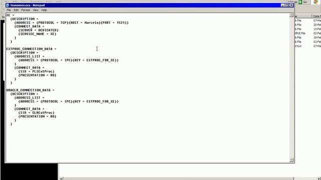 Oracle Database 10g - Configurando tnsname.ora no Express Edition смотреть онлайн