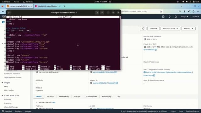 Automated Bash Script for AWS instance login смотреть онлайн