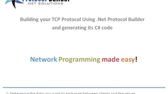 .Net Protocol Builder смотреть онлайн