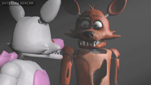 Мангл + Фокси Часть 1 - 5 Ночей с Фредди [Анимация] | ФНАФ анимация смотреть онлайн