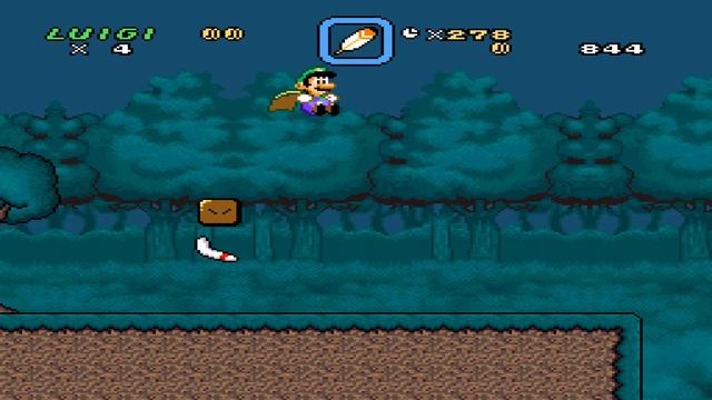 Super Mario World (SNES) - Luigi's Quest #4 Cloud World (Rom Hack). ᴴᴰ смотреть онлайн
