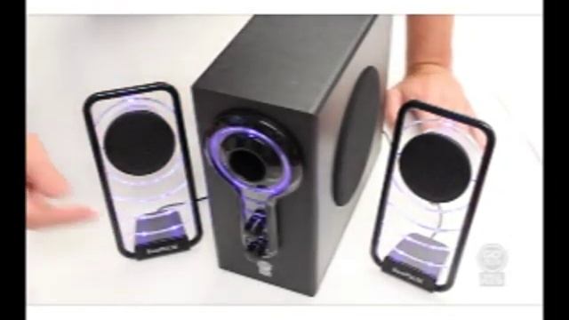 GOgroove BassPULSE Hi-Fidelity 2.1 Speaker Sound System with Subwoofer смотреть онлайн
