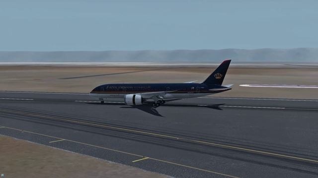 [P3Dv4] Royal Jordanian 787 smooth landing at Amman Queen Alia International Airport смотреть онлайн
