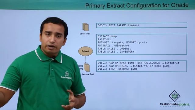 Oracle GoldenGate - Configuring Change Capture (Extract Data Pump) смотреть онлайн