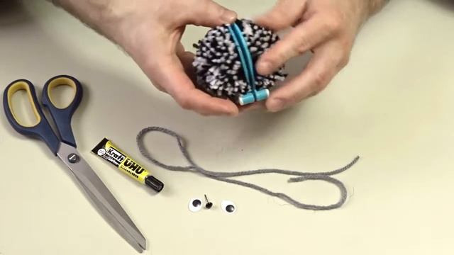 Ежик Помпон - Как сделать Игрушку Ежика из помпона своими руками - поделки для детей