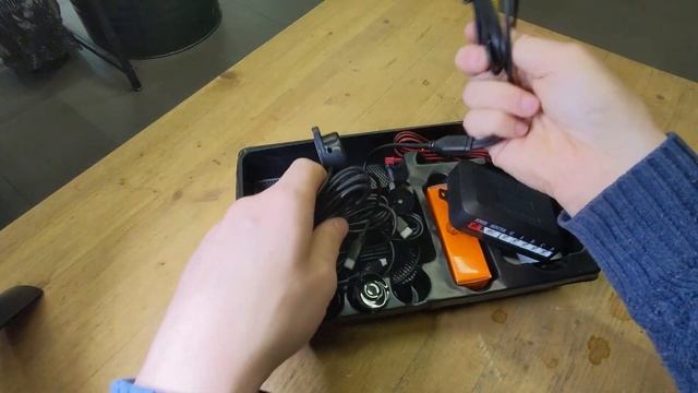 Парковочный радар Parafar с входом для камеры (Видеопарктроник) зад 4 датчика (PF-PS-600)