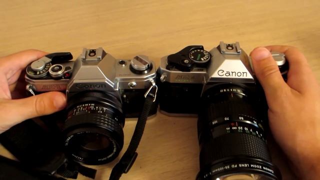 Сравнение Canon AE-1 Program и AE-1 + оптика смотреть онлайн