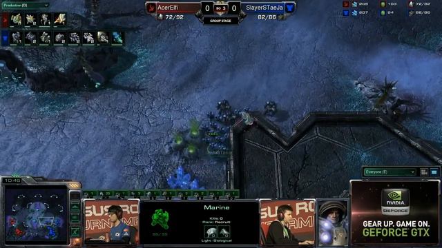 ASUS ROG Winter 2012 - Group Stage - Elfi vs Taeja - G1 смотреть онлайн