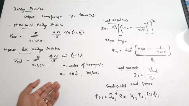 Power Electronics Formula And Concepts Revision Part 3| Inverters