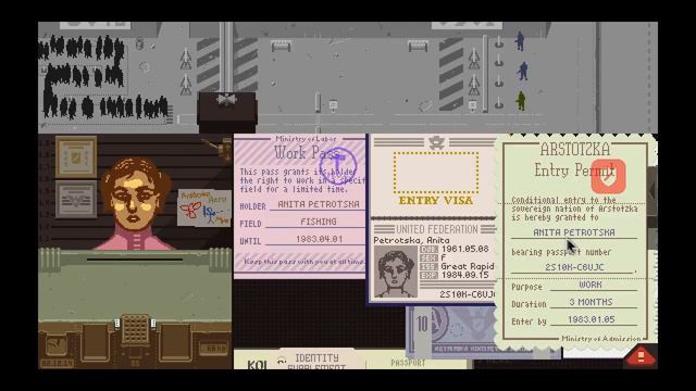 Papers, Please - Day 22: Buy Something Happy For Wife! смотреть онлайн