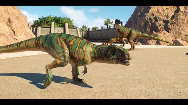 ALL CARNIVORE DINOSAURS BATTLE ROYALE - Jurassic World Evolution 2 смотреть онлайн