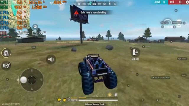 Free Fire Test in LD player | Ryzen 2200G | 8gb Ram смотреть онлайн
