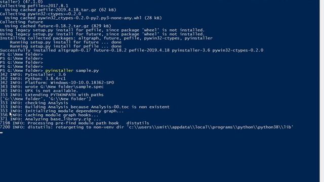How to convert/change Python file to Exe file смотреть онлайн
