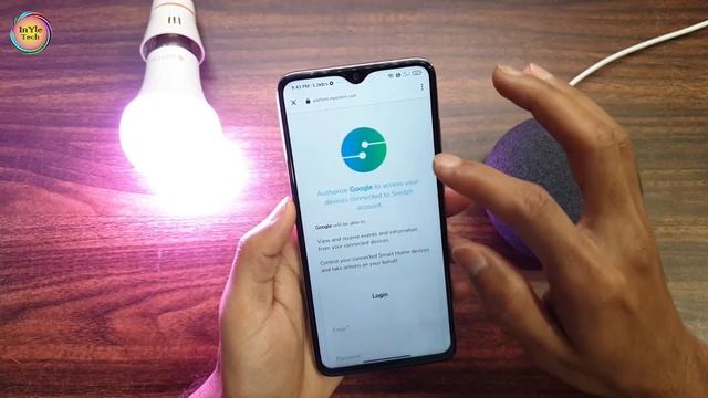 Smitch RGB Led Bulb With Google Nest Mini - How It Works - How To Setup - Inyle Tech смотреть онлайн