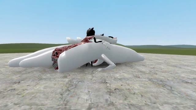 CARTOON CAT VS SIREN HEAD VS BRIDGE WORM!! Garry's Mod смотреть онлайн