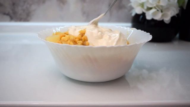 Салат с курицей и ананасом смотреть онлайн